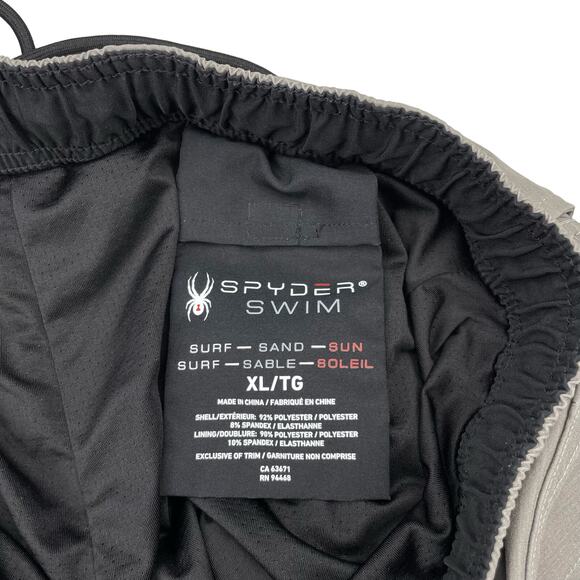 SPYDER Men's Quick Dry Swim Shorts Sz XL - Picture 4 of 5